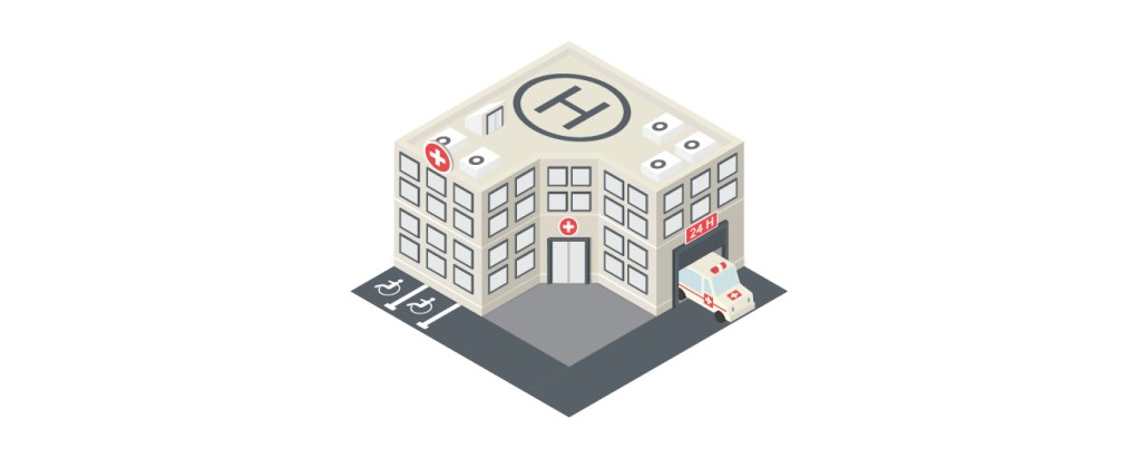 un hôpital