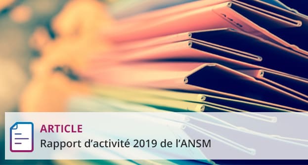 Rapport d'activité 2019 de l'ANSM