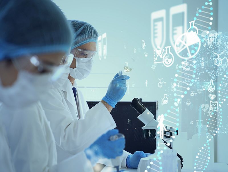 scientifiques en laboratoire