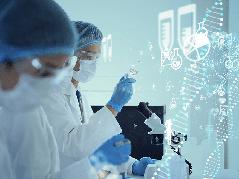 scientifiques en laboratoire