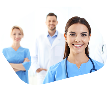 Image représentant trois médecins