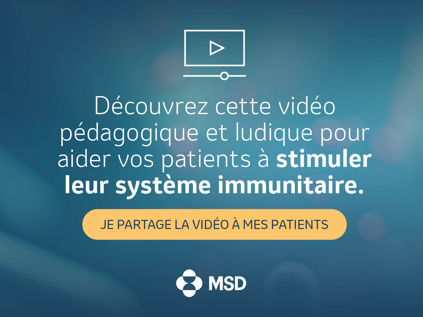 Je partage la vidéo à mes patients