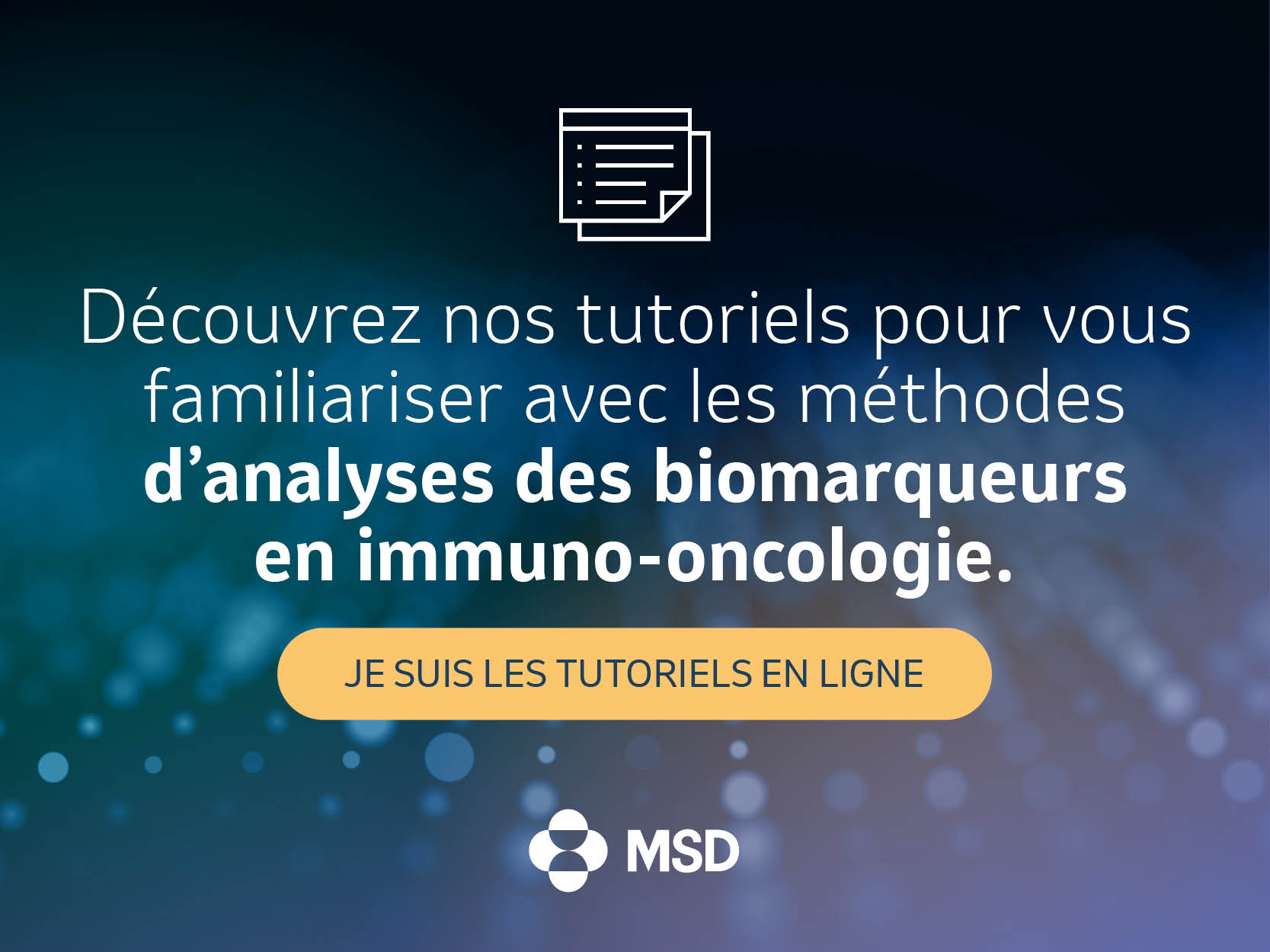 Je suis les tutoriels en ligne