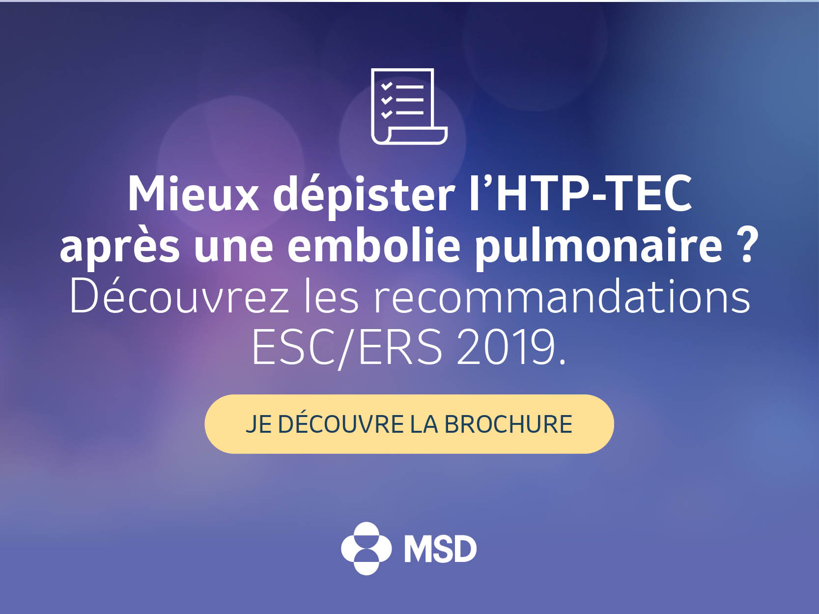 Brochure suivi post-Embolie Pulmonaire