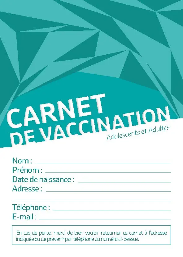 Carnet de vaccination 