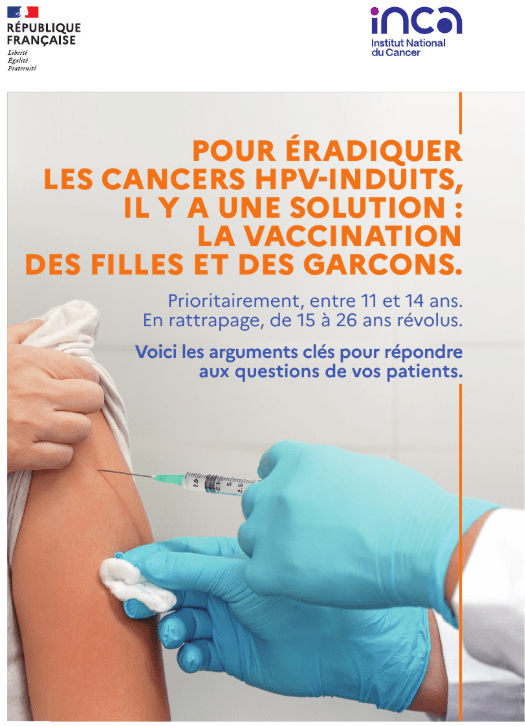 Dépliant INCa – HPV