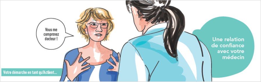 illustration accompagnement patient mélanome