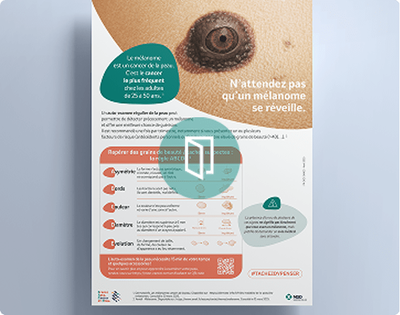poster sensibilisation au mélanome