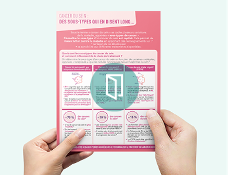 flyer sous-types cancer du sein