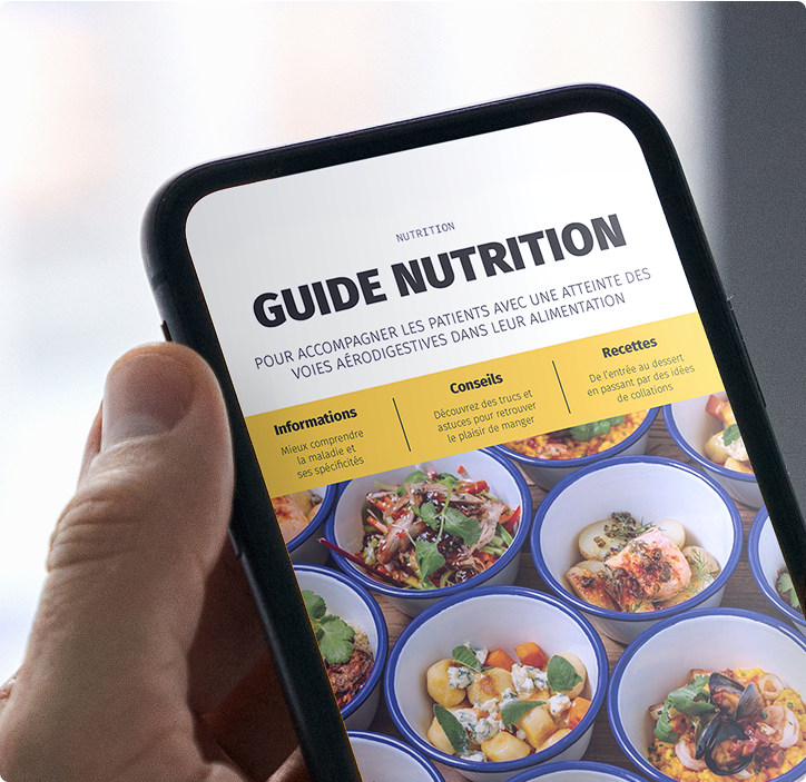 guide nutrition MSD sur smartphone